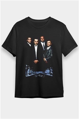 Sıkı Dostlar (Goodfellas) Baskılı Siyah Tshirt