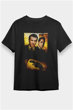 Sıkı Dostlar (Goodfellas) Baskılı Siyah Tişört