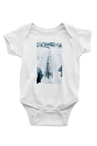 Unisex Snowpiercer Baskılı Bebek Body - Zıbın