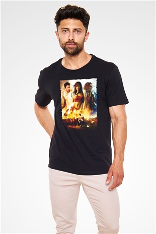 Sokak Dansı (Step Up 2 The Streets) Baskılı Siyah Tshirt