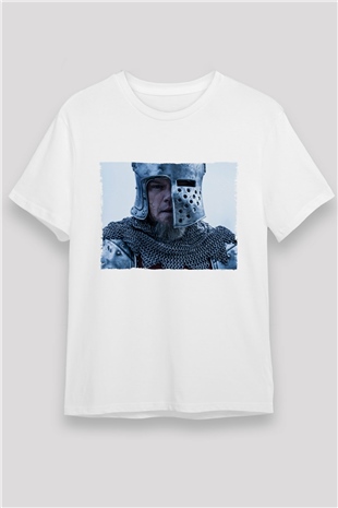 Son Düello (The Last Duel) Baskılı Beyaz T-shirt