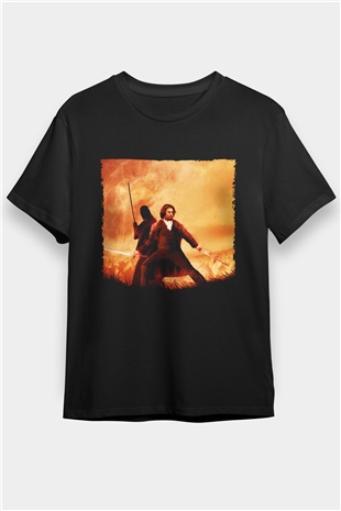 Son Samuray (The Last Samurai) Baskılı Siyah Tshirt