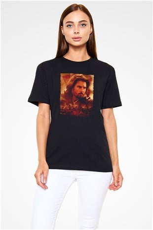 Son Samuray (The Last Samurai) Baskılı Siyah T-Shirt