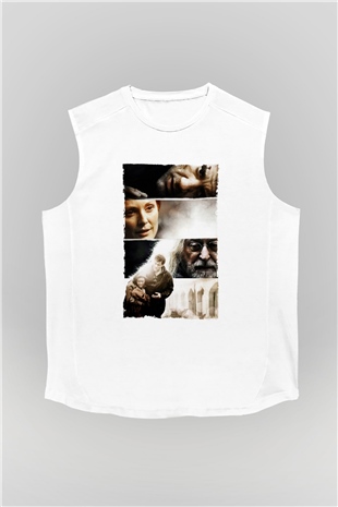 Unisex Son Umut - Children of Men Baskılı Beyaz Kolsuz Tişört
