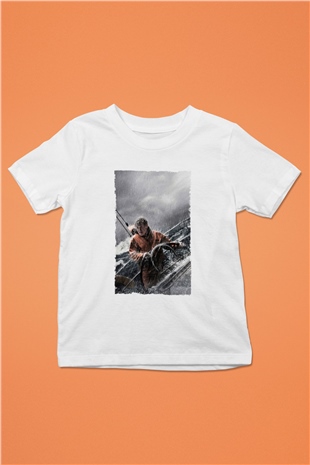 Unisex Sona Doğru - All Is Lost Baskılı Beyaz Çocuk Tişört
