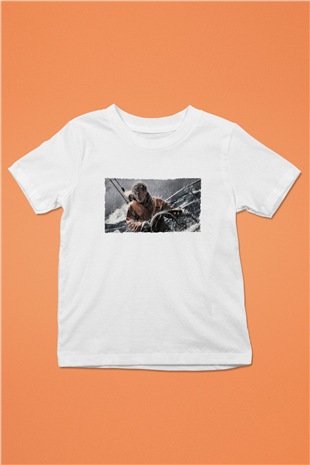 Unisex Sona Doğru - All Is Lost Baskılı Beyaz Çocuk Tshirt