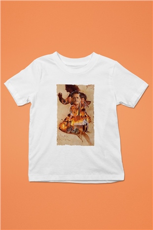 Unisex Soysuzlar Çetesi (Inglourious Basterds) Baskılı Beyaz Çocuk Tişört