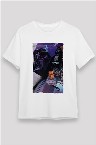 Star Wars Baskılı Beyaz T-shirt