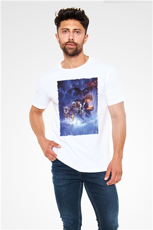 Star Wars İmparatorun Dönüşü (The Empire Strikes Back) Baskılı Beyaz Tshirt