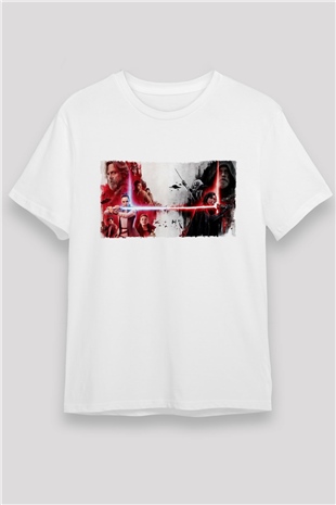 Star Wars Son Jedi Baskılı Beyaz Tişört