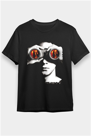 Şüphe (Disturbia) Baskılı Siyah T-shirt