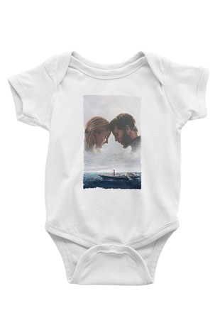 Unisex Sürükleniş - Adrift Baskılı Bebek Body - Zıbın