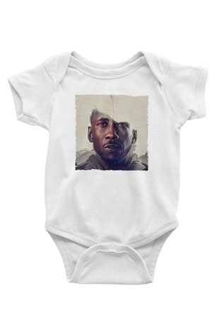 Unisex Swan Song Baskılı Bebek Body - Zıbın