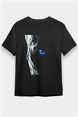 Taht Oyunları Baskılı Siyah Tshirt