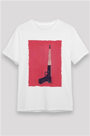 Tam Gaz - Baby Driver Baskılı Beyaz Tshirt