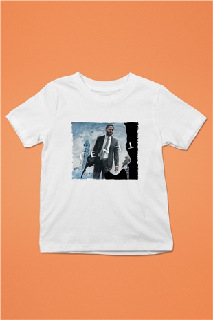 Unisex Tenet Baskılı Beyaz Çocuk Tshirt