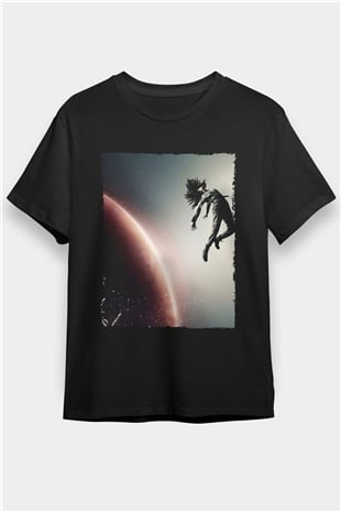 The Expanse Baskılı Siyah Tshirt