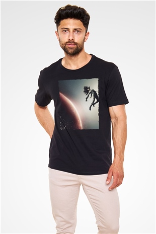 The Expanse Baskılı Siyah Tshirt