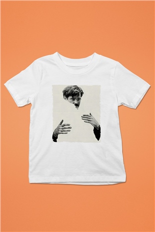 Unisex The Lobster Baskılı Beyaz Çocuk Tshirt