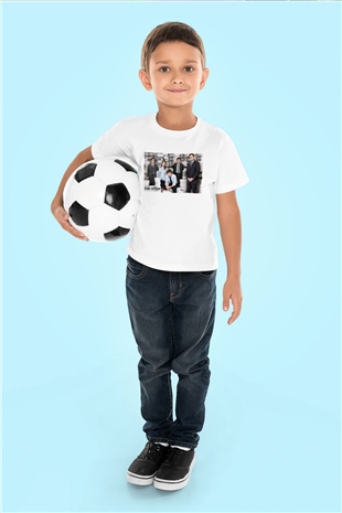 Unisex The Office Baskılı Beyaz Çocuk Tişört