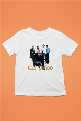 Unisex The Office Baskılı Beyaz Çocuk Tshirt