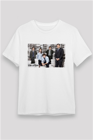 The Office Baskılı Beyaz Tişört