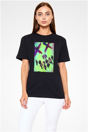 The Suicide Squad İntihar Timi (The Suicide Squad) Baskılı Siyah T-Shirt