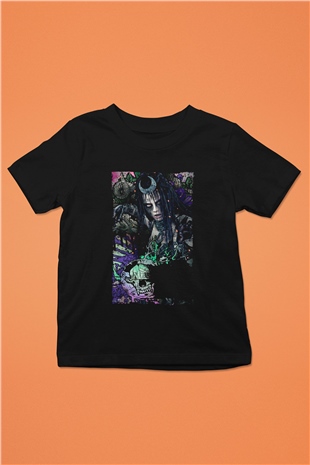 Unisex The Suicide Squad İntihar Timi (The Suicide Squad) Baskılı Siyah Çocuk Unisex Tişört