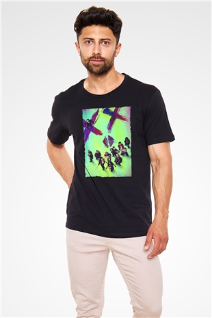 The Suicide Squad İntihar Timi (The Suicide Squad) Baskılı Siyah T-Shirt