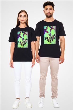 The Suicide Squad İntihar Timi (The Suicide Squad) Baskılı Siyah T-Shirt