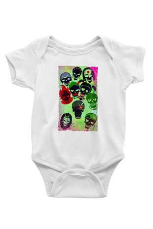 Unisex The Suicide Squad (İntihar Timi) Baskılı Bebek Body - Zıbın