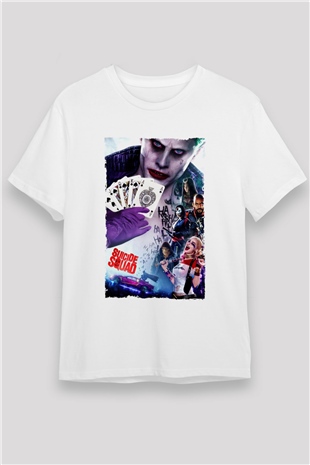 The Suicide Squad (İntihar Timi) Baskılı Beyaz Tshirt