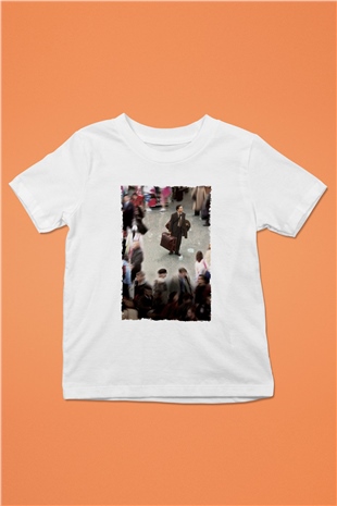 Unisex The Terminal Baskılı Beyaz Çocuk Tshirt