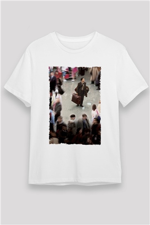 The Terminal Baskılı Beyaz Tshirt