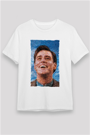 The Truman Show Baskılı Beyaz T-shirt