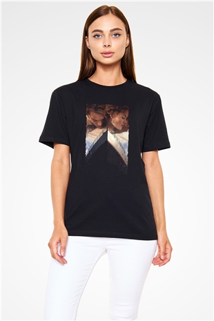 Titanic Baskılı Siyah Tshirt