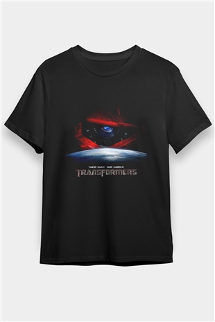 Transformers 3 Baskılı Siyah T-Shirt