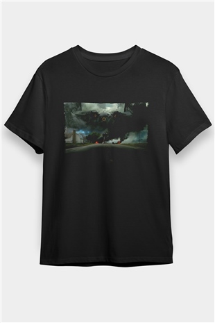 Transformers 4 Baskılı Siyah Tshirt