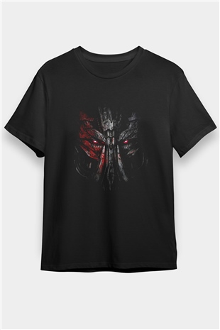 Transformers 5 (Transformers The Last Knight) Baskılı Siyah Tshirt