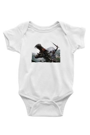 Unisex Transformers Baskılı Bebek Body - Zıbın