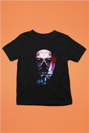 Unisex Trespassers Baskılı Siyah Çocuk Tshirt