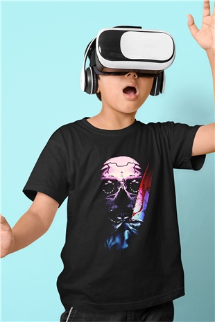 Unisex Trespassers Baskılı Siyah Çocuk Tshirt