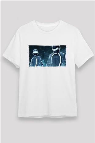Tron Legacy Baskılı Beyaz Tshirt