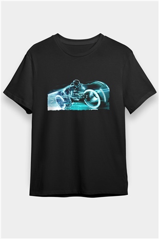 TRON Legacy Baskılı Siyah Tişört