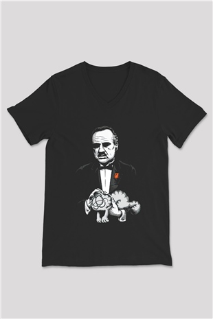Unisex V Yaka Tişört TSR10