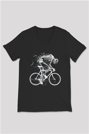 Unisex V Yaka Tişört TSR104
