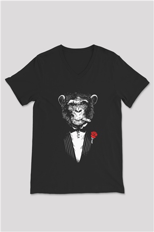 Unisex V Yaka Tişört TSR126