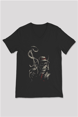 Unisex V Yaka Tişört TSR16