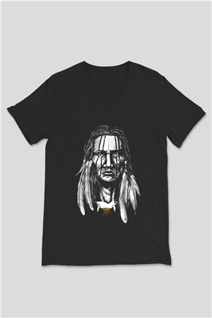 Unisex V Yaka Tişört TSR161