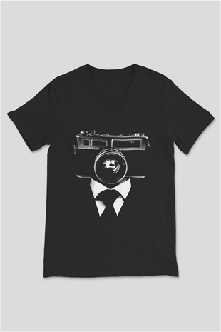Unisex V Yaka Tişört TSR17
